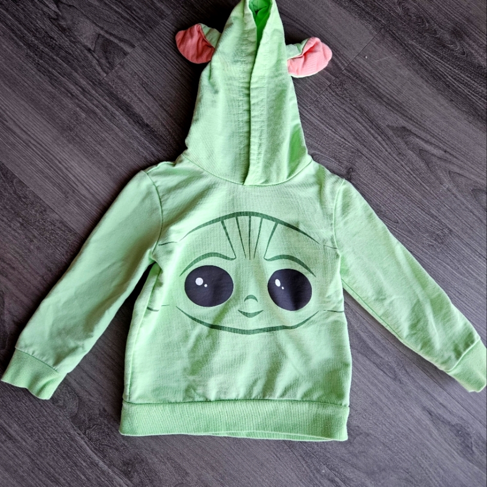 Star Wars Baby Yoda Kid Hoodie 4t